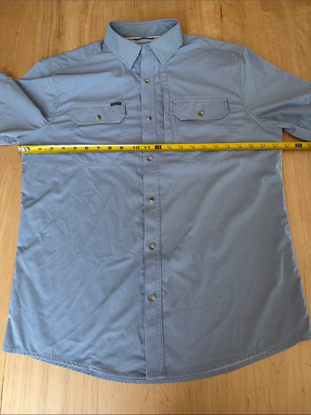 Poncho Men’s Short Sleeve Button-Up Shirt - Picture 4 of 8